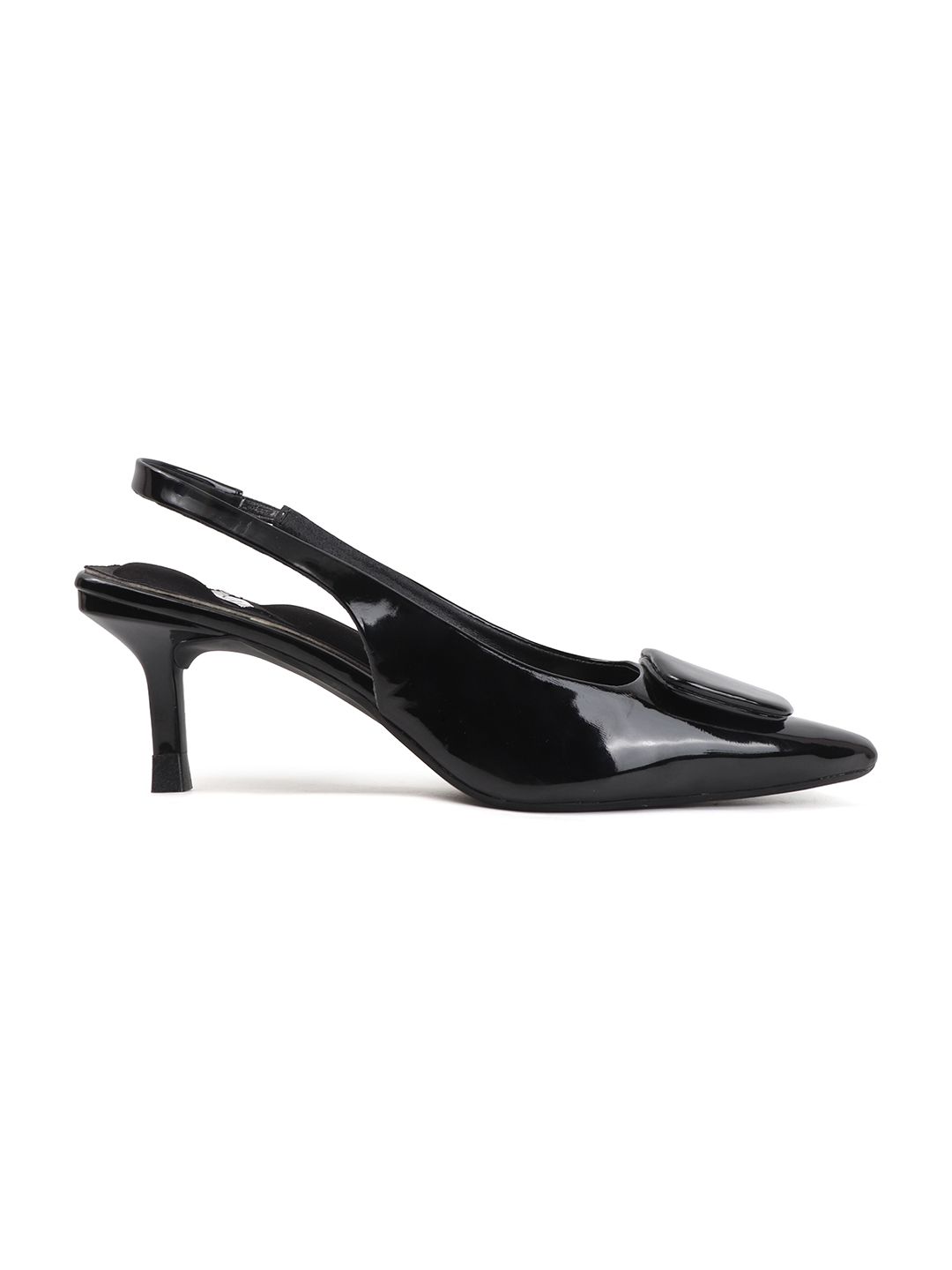 ELVYN VELLOURA Collection | Comfortable Pointed-Toe Black Slingback Stilettos - Image 4