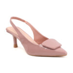 ELVYN VELLOURA Collection | Blush Pink Comfortable Pointed-Toe Slingback Stilettos