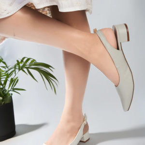 ELVYN Jane Women's Patent Leather Comfortable Slingback Flats