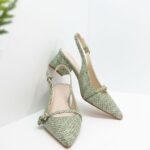 ELVYN Women's Snake Print Comfortable Slingback Sandals