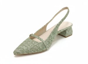 ELVYN Women's Snake Print Comfortable Slingback Sandals