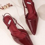 ELVYN Patent Slingback Pumps