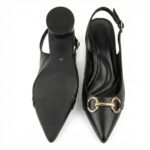 ELVYN Selene Noir Women's Slingback Pumps