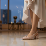 ELVYN Luxe Collection | Elegant Textured Pink Slingback Heels