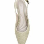 ELVYN | Premium Jute Weave Collection Timeless Pointed-Toe Cream Slingback Flats