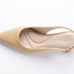 ELVYN | Premium Jute Weave Collection Timeless Pointed-Toe Beige Slingback Flats